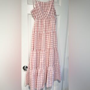 Petal & Pup pink gingham dress
